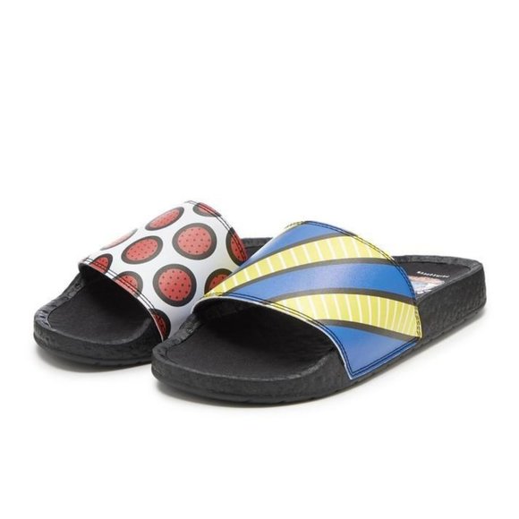 ADIDAS Adilette Boost Craig and Karl Swim Slides Sandals Men\'s Sz 8 (GY5351) main image 5